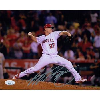 Andrew Bailey Los Angeles Angels Signed 8x10 Matte Photo JSA Authenticated