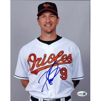 Paul Bako Baltimore Orioles Signed 8x10 Matte Photo JSA Authenticated