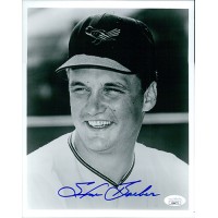 Steve Barber Baltimore Orioles Signed 8x10 Glossy Photo JSA Authenticated