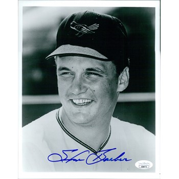 Steve Barber Baltimore Orioles Signed 8x10 Glossy Photo JSA Authenticated