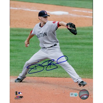 Daniel Bard Boston Red Sox Signed 8x10 Glossy Photo MLB Authenticated