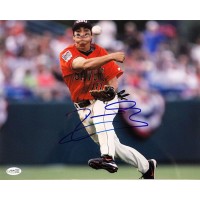 Darwin Barney OSU Beavers Signed 11x14 Glossy Photo JSA Authenticated