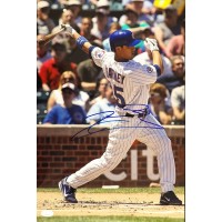 Darwin Barney Chicago Cubs Signed 12x18 Glossy Photo JSA Authenticated