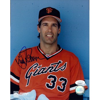 Jim Barr San Francisco Giants Signed 8x10 Glossy Photo JSA Authenticated