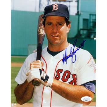 Marty Barrett Boston Red Sox Signed 8x10 Glossy Photo JSA Authenticated