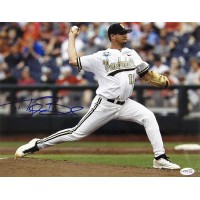 Tyler Beede Vanderbilt Commodores Signed 11x14 Glossy Photo JSA Authenticated