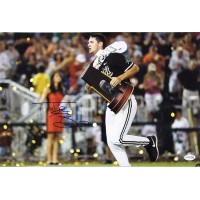 Tyler Beede Vanderbilt Commodores Signed 12x18 Glossy Photo JSA Authenticated