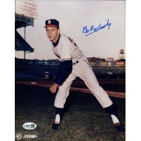 Bo Belinsky Los Angeles Angels Signed 8x10 Glossy Photo JSA Authenticated