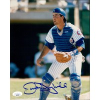 Damon Berryhill Chicago Cubs Signed 8x10 Glossy Photo JSA Authenticated
