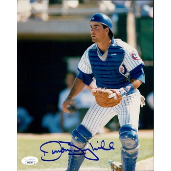 Damon Berryhill Chicago Cubs Signed 8x10 Glossy Photo JSA Authenticated