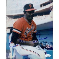 Vida Blue San Francisco Giants Signed 8x10 Glossy Photo JSA Authenticated