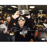 Bruce Bochy San Francisco Giants Signed 11x14 Glossy Photo JSA Authenticated