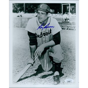 Ray Boone Detroit Tigers Signed 8x10 Glossy Photo JSA Authenticated