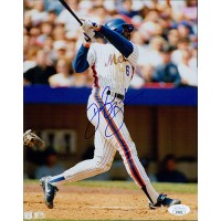 Daryl Boston New York Mets Signed 8x10 Glossy Photo JSA Authenticated