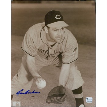 Lou Boudreau Cleveland Indians Signed 8x10 Glossy Photo Global Authenticated