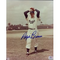 Ralph Branca Signed Brooklyn Dodgers Official MLB Baseball 8x10 Photo PSA Authenticated