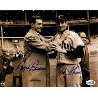 Ralph Branca Bobby Thomson Signed 8x10 Glossy Photo JSA Authenticated Ralph Branca Bobby Thomson Signed 8x10 Glossy Photo JSA Authenticated