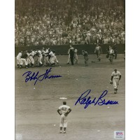 Ralph Branca Bobby Thomson Signed 8x10 Glossy Photo PSA Authenticated No Card Ralph Branca Bobby Thomson Signed 8x10 Glossy Photo PSA Authenticated No Card