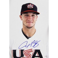 Alex Bregman Team USA Signed 12x18 Glossy Photo JSA Authenticated