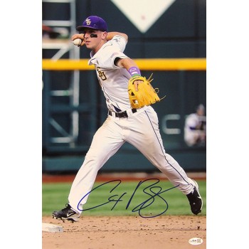 Alex Bregman LSU Tigers Signed 12x18 Glossy Photo JSA Authenticated