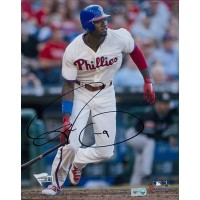 Dominic Brown Philadelphia Phillies Signed 8x10 Matte Photo MLB Authenticated