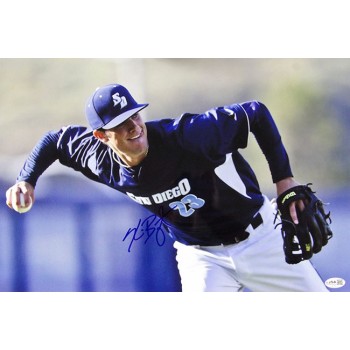Kris Bryant San Diego Toreros Signed 12x18 Glossy Photo JSA Authenticated