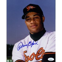 Damon Buford Baltimore Orioles Signed 8x10 Glossy Photo JSA Authenticated