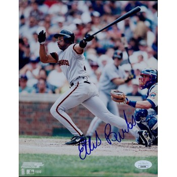 Ellis Burks San Francisco Giants Signed 8x10 Glossy Photo JSA Authenticated