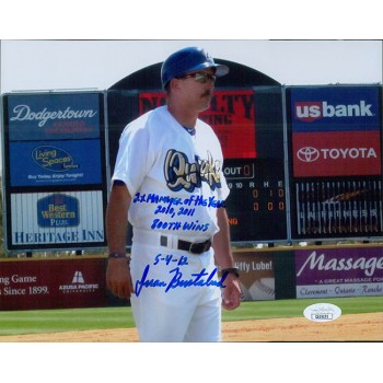 Juan Bustabad Rancho Cucamonga Quakes Signed 8x10 Glossy Photo JSA Authenticated