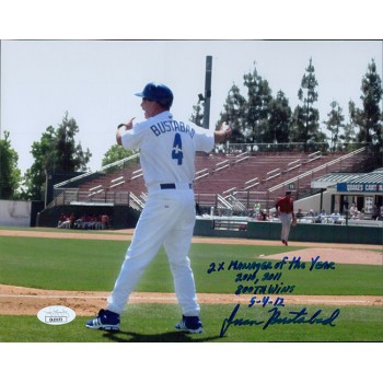 Juan Bustabad Rancho Cucamonga Quakes Signed 8x10 Glossy Photo JSA Authenticated