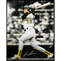 Jose Canseco Oakland Athletics Signed 11x14 Matte Photo JSA Authenticated