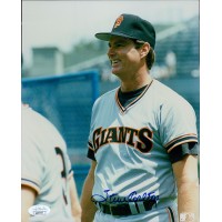 Steve Carlton San Francisco Giants Signed 8x10 Glossy Photo JSA Authenticated