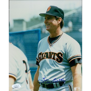 Steve Carlton San Francisco Giants Signed 8x10 Glossy Photo JSA Authenticated