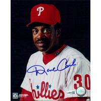 Dave Cash Philadelphia Phillies Signed 8x10 Glossy Photo JSA Authenticated