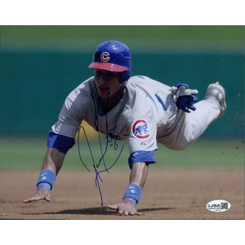 Ronny Cedeno Chicago Cubs Signed 8x10 Glossy Photo JSA Authenticated