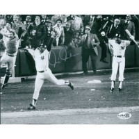 Chris Chambliss New York Yankees Signed 8x10 Matte Photo JSA Authenticated