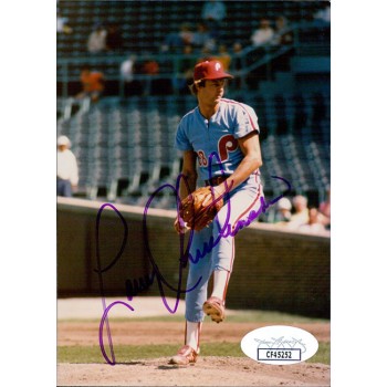 Larry Christenson Philadelphia Phillies Signed 3.5x5 Glossy Photo JSA Authentic