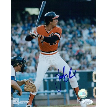 Jack Clark San Francisco Giants Signed 8x10 Glossy Photo JSA Authenticated