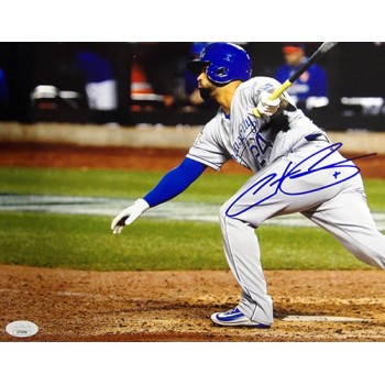 Christian Colon Kansas City Royals Signed 12x18 Glossy Photo JSA Authenticated