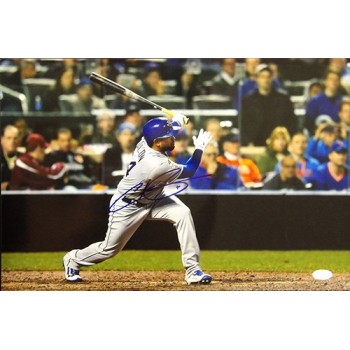 Christian Colon Kansas City Royals Signed 12x18 Glossy Photo JSA Authenticated