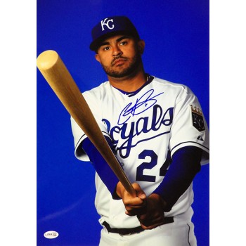 Christian Colon Kansas City Royals Signed 12x18 Glossy Photo JSA Authenticated
