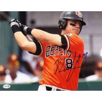 Michael Conforto OSU Beavers Signed 11x14 Glossy Photo JSA Authenticated