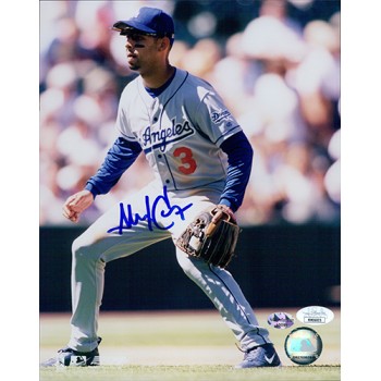 Alex Cora Los Angeles Dodgers Signed 8x10 Glossy Photo JSA Authenticated