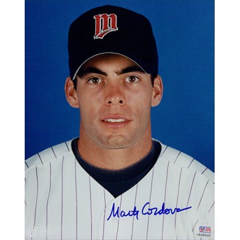 Marty Cordova Minnesota Twins Signed 8x10 MLB Glossy Photo PSA Authenticated