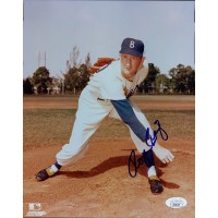 Roger Craig Brooklyn Dodgers Signed 8x10 Glossy Photo JSA Authenticated