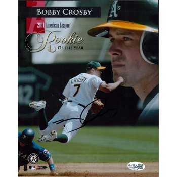 Bobby Crosby Oakland Athletics Signed 8x10 Glossy Photo JSA Authenticated Bobby Crosby Oakland Athletics Signed 8x10 Glossy Photo JSA Authenticated