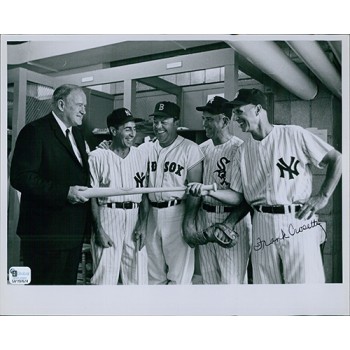 Frank Crosetti New York Yankees Signed 8x10 Glossy Photo Global Authenticated