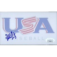 Blake Davis Team USA Signed 3.5x6 Glossy Photo JSA Authenticated