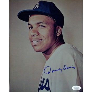 Tommy Davis Los Angeles Dodgers Signed 8x10 Glossy Photo JSA Authenticated