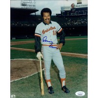 Tommy Davis Baltimore Orioles Signed 8x10 Glossy Photo JSA Authenticated